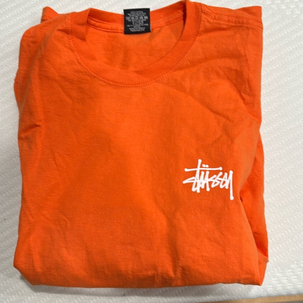 Orange stussy T